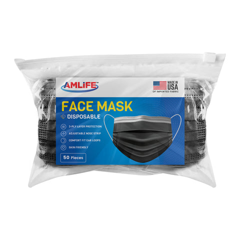 Black Face Mask Amlife Made in USA