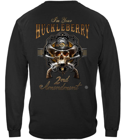 2nd Amendment I Am Your HuckleBerry Premium Long Sleeves Shirt