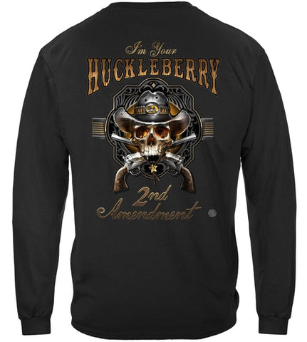 2nd Amendment I Am Your HuckleBerry Premium Long Sleeves Shirt