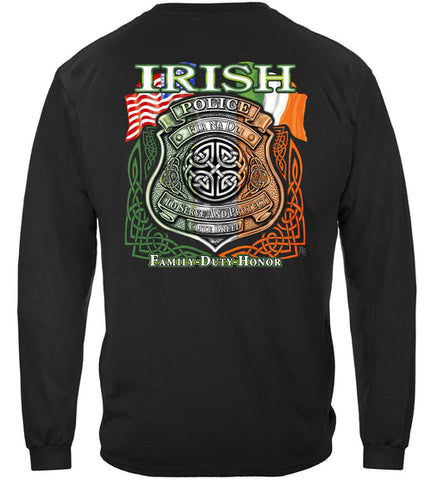 Elite Breed Irish American Police Premium Long Sleeve T-Shirt