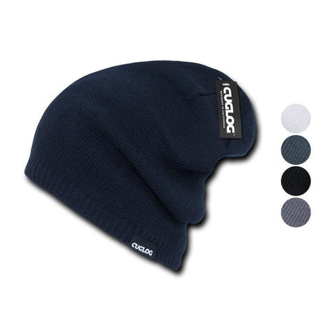 Cuglog Slouch Baggy Skater Surfer Hipster Beanies Thick Long Fit Caps Hats