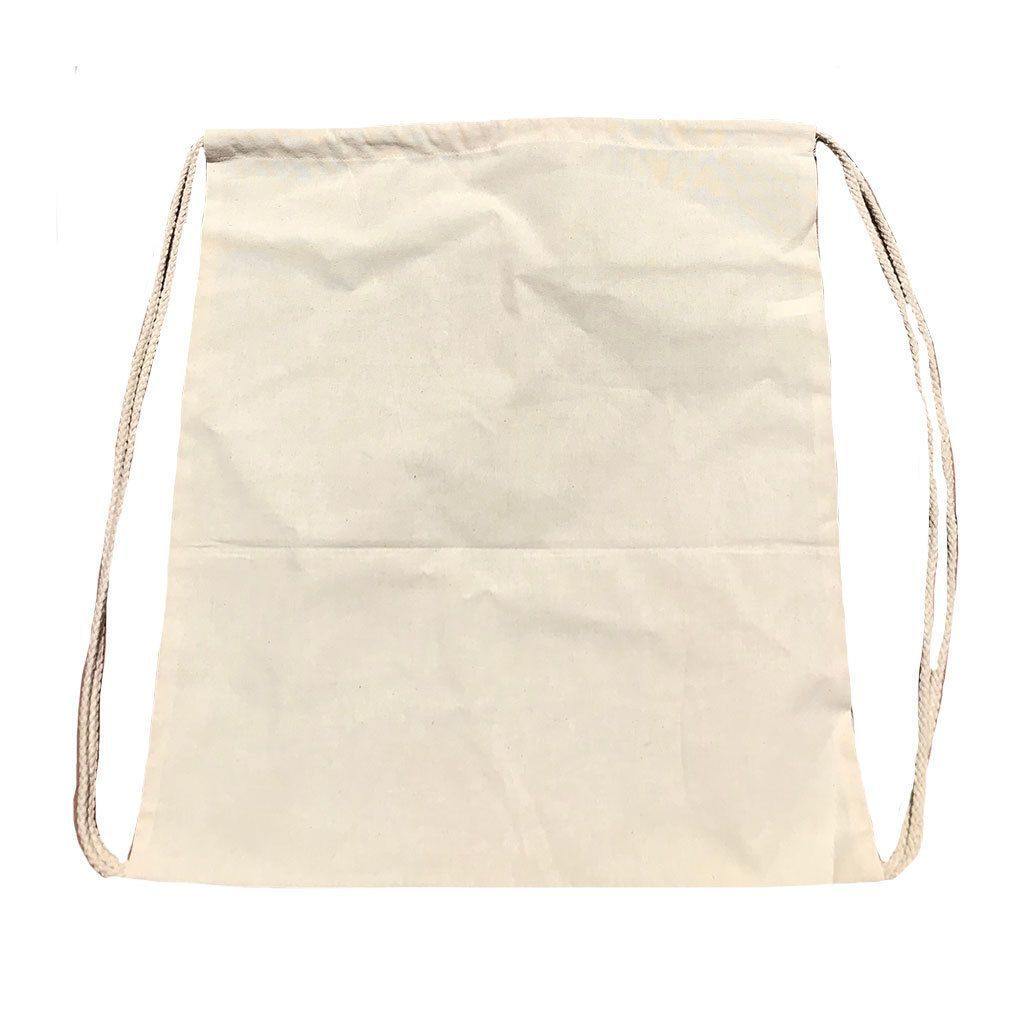 50 Lot Cotton Natural White Drawstring Backpack Tote Sack Bag Wholesal ...