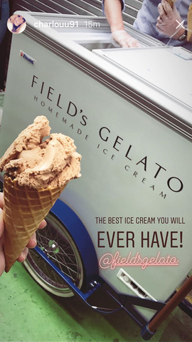 Field's Gelato ice cream