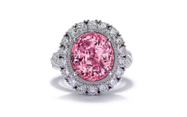 Ceylon Pink Sapphire ring