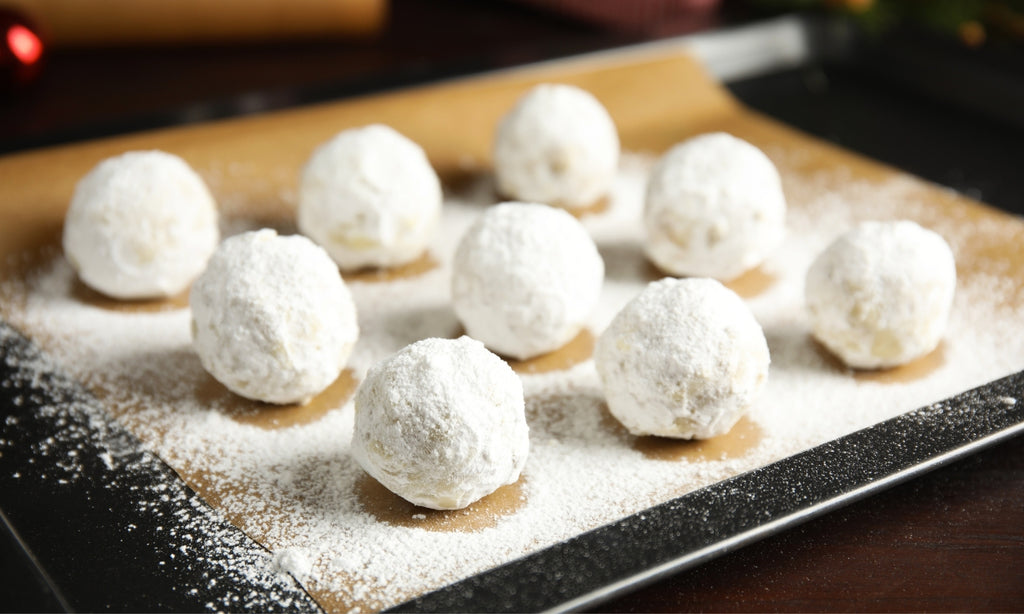 Gluten-Free No Bake Snowball Date Cookies