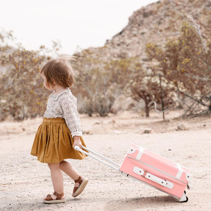 olli ella suitcase pink