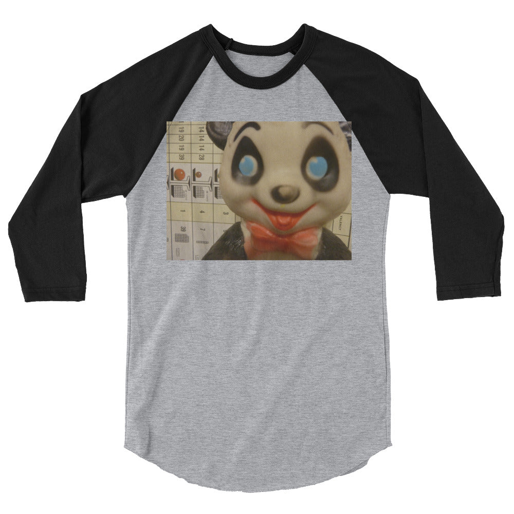 Panda #2 3/4 sleeve raglan shirt - Clint Maedgen product image