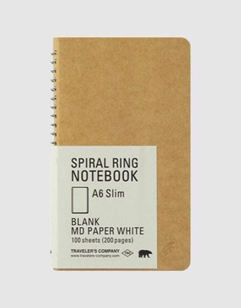 Spiral Ring Notebook A6 Slim By Travelers Company