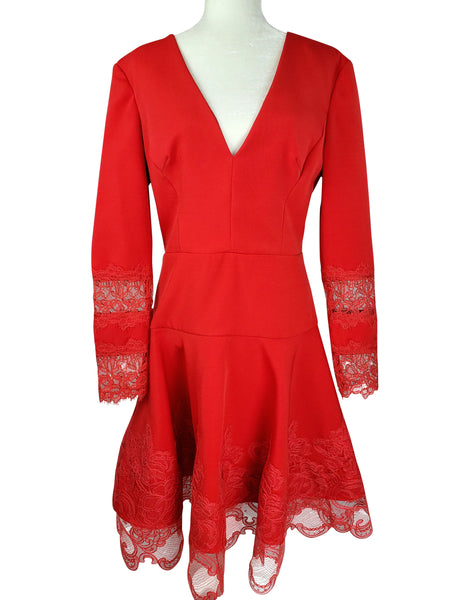 bronx and banco antonia red dress