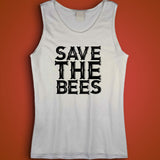 Save The Bees Vintage Country Style Font Men'S Tank Top