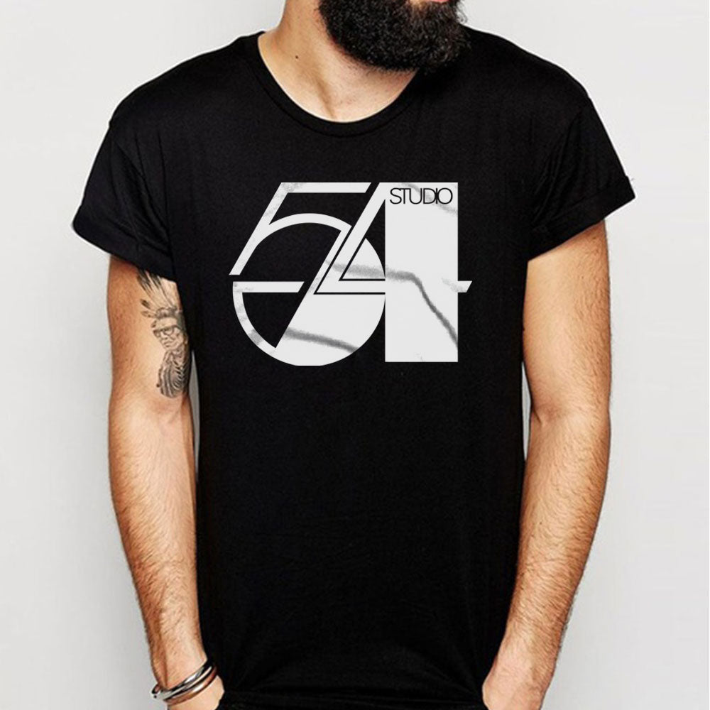 Studio 54 Logo Men'S T Shirt – BlacksWhite
