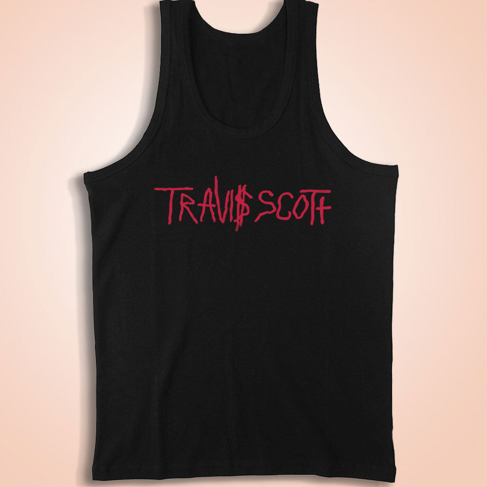 Travis Scott Logo Men’S Tank Top – Face Mask