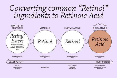 Vitamin A pathway graphic