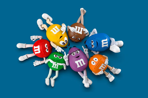 caramel m&m mascot