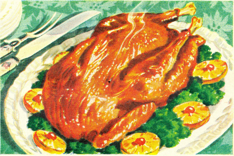 Vintage thanksgiving turkey 