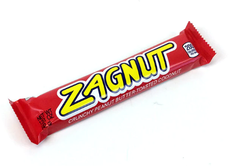 Zagnut Candy Bar