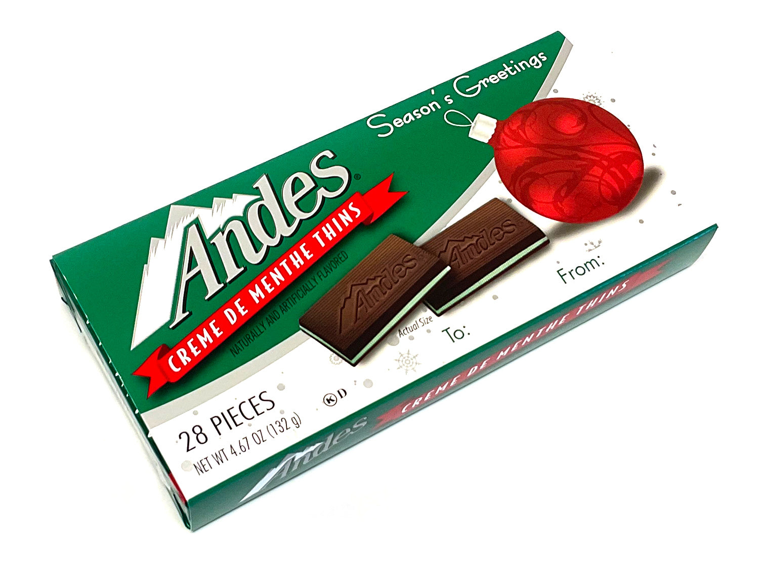 Andes Mints Christmas Cards - 4.67 oz box