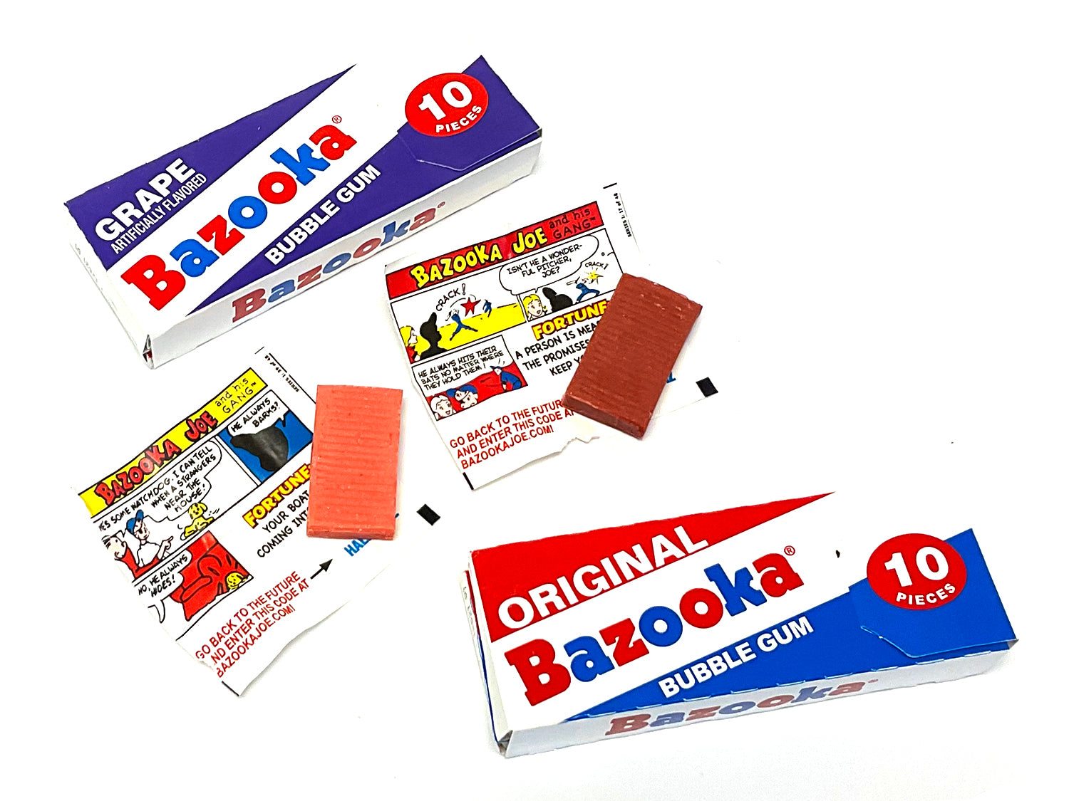 Bazooka Bubble Gum - 10 piece Wallet