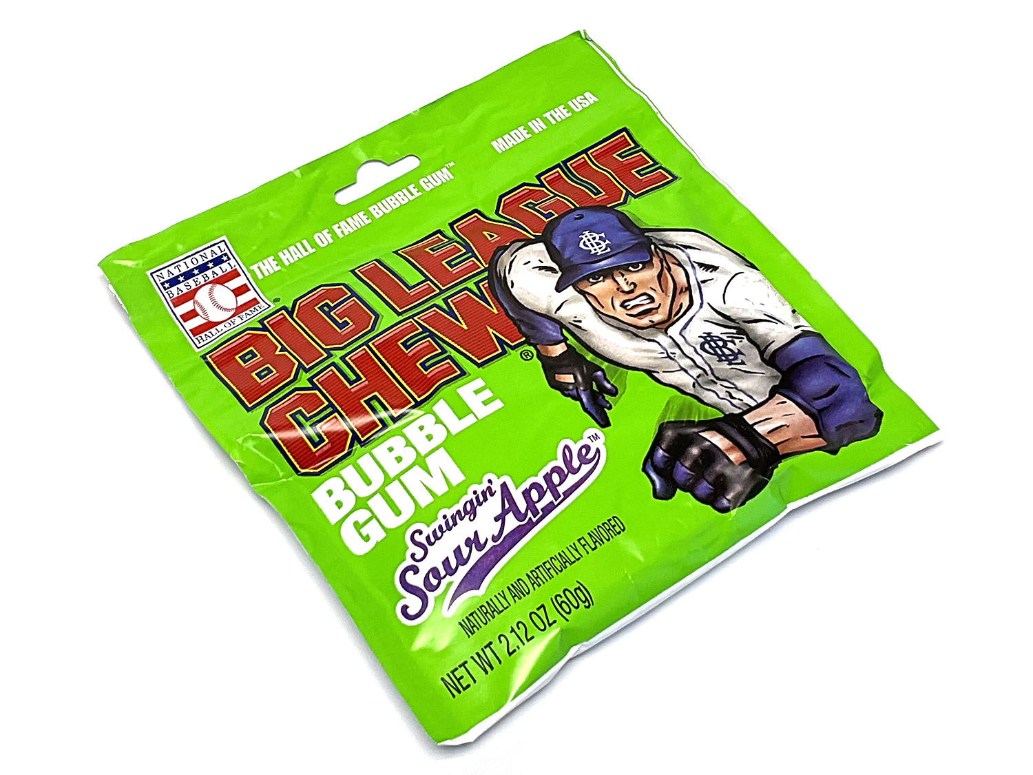 Big League Chew - Swingin' Sour Apple - 2.1 oz pouch