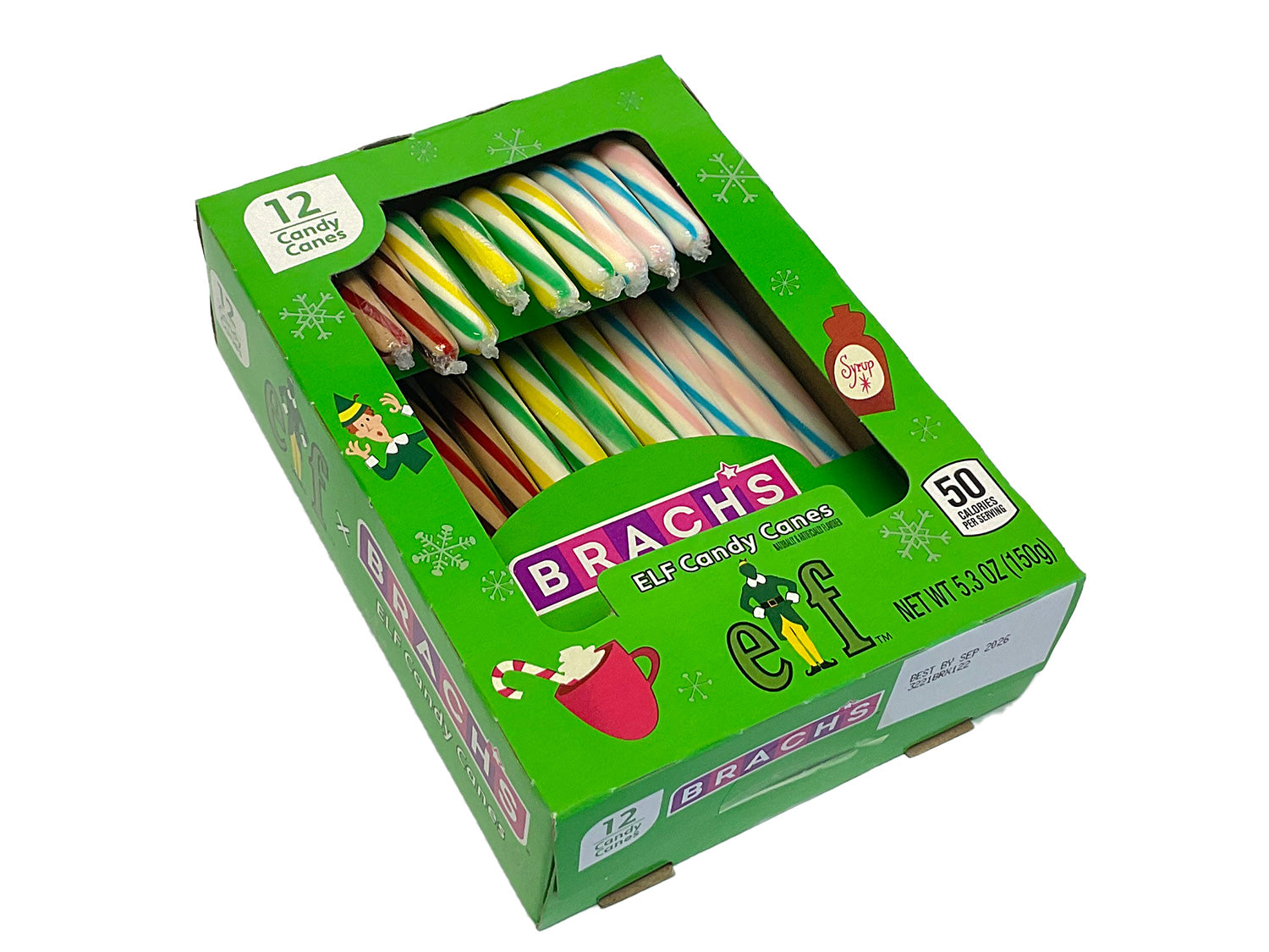 Candy Canes - Brach's Elf Canes - 5.3 oz box