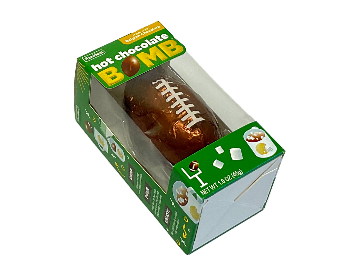 Hot Chocolate Bomb - 1.6 oz Football