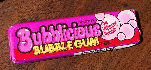 Image of Bubblicious Packaging from 1995