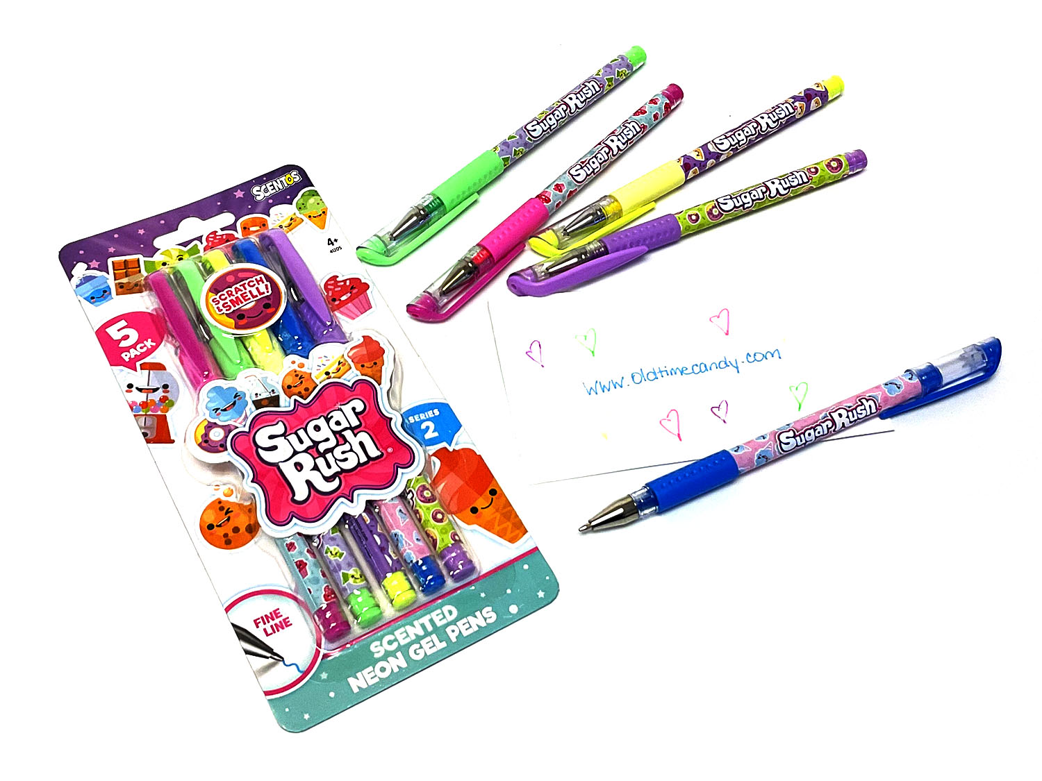 Scented Sugar Rush Gel Pens - 5-pack