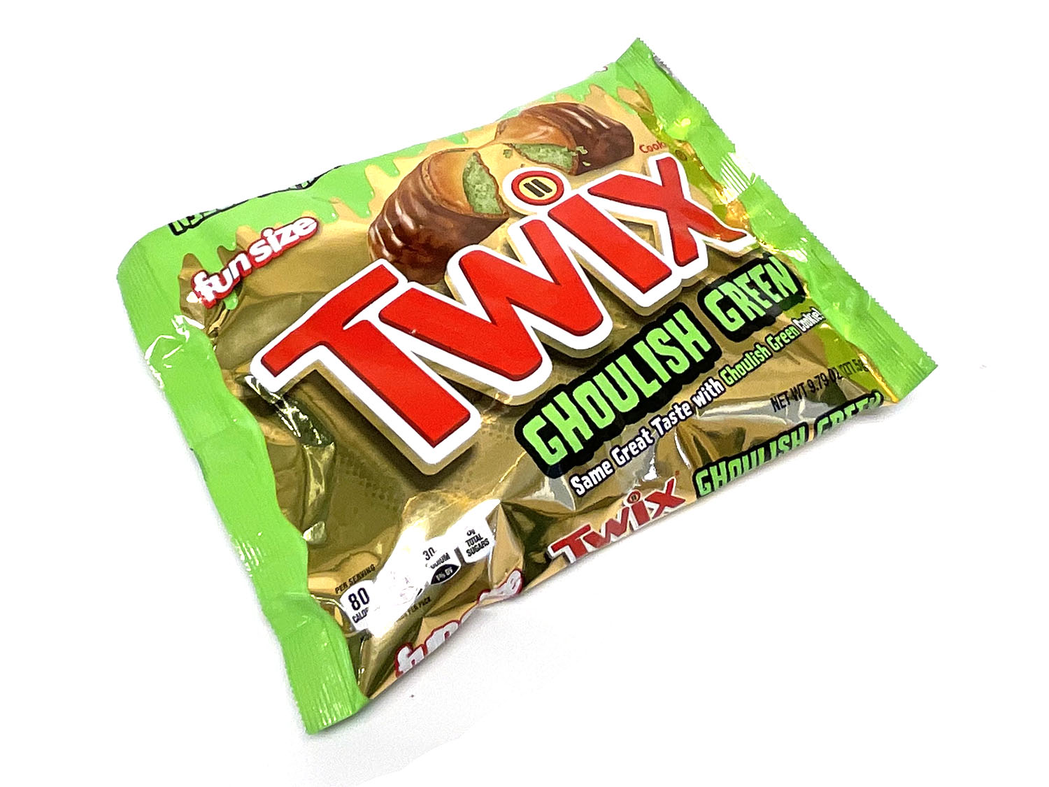 Twix Ghoulish Green - Fun Size - 9.79 oz Bag