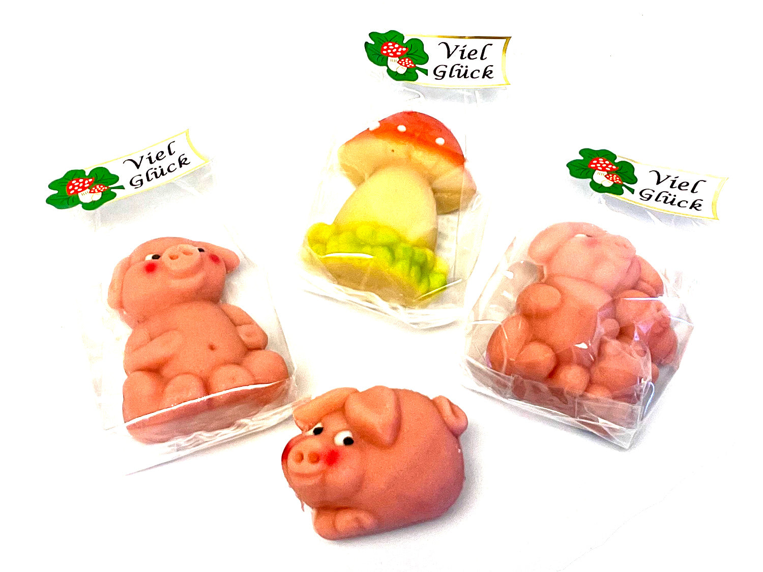 Marzipan Viel Gluck Figures - 1.76 oz