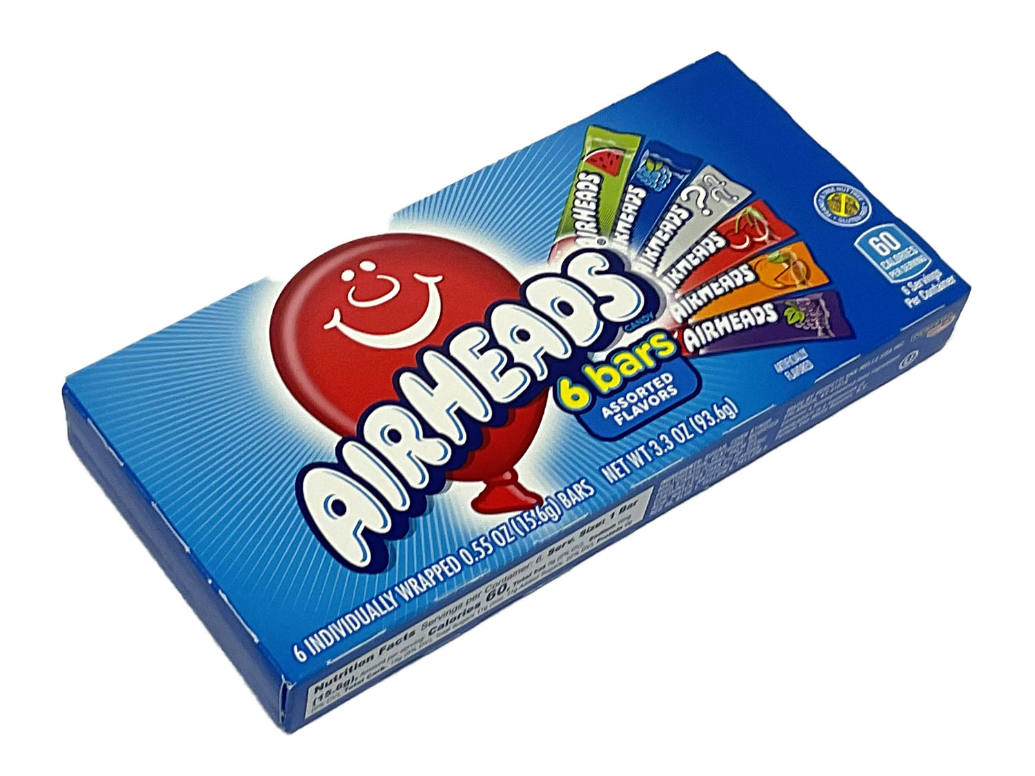 Airheads 6 Bars Theater Box - 3.3 oz