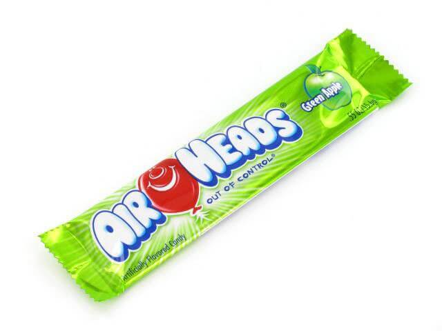 Airheads - Green Apple - 0.55 oz bar