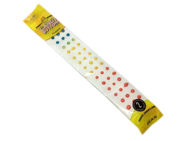 CrazyOutlet Original Candy Buttons Strips, 1-Pound Pack, 48 Count