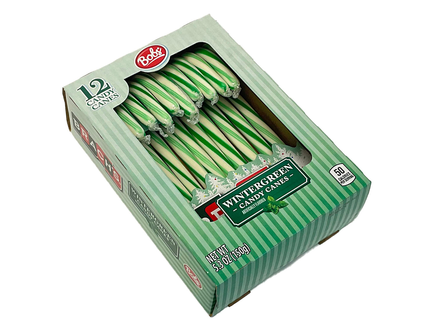 Candy Canes - Brach's Wintergreen - 5.3 oz box