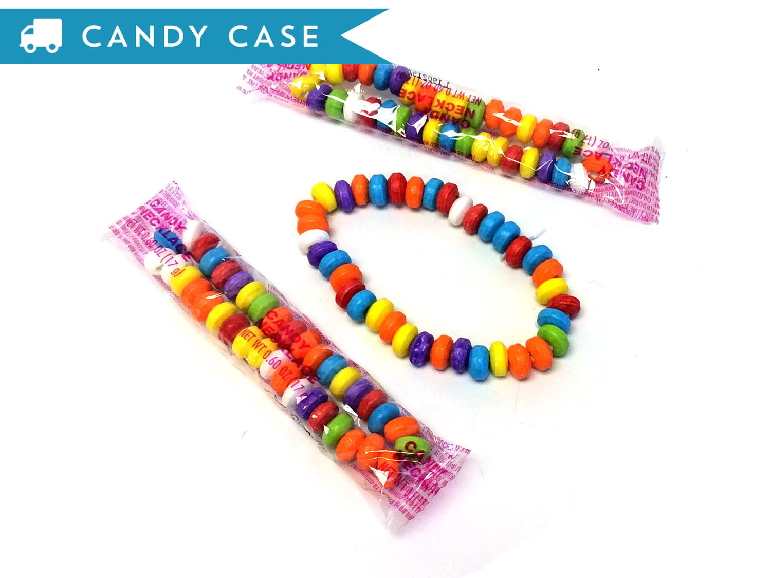 Candy Necklace - wrapped - bulk