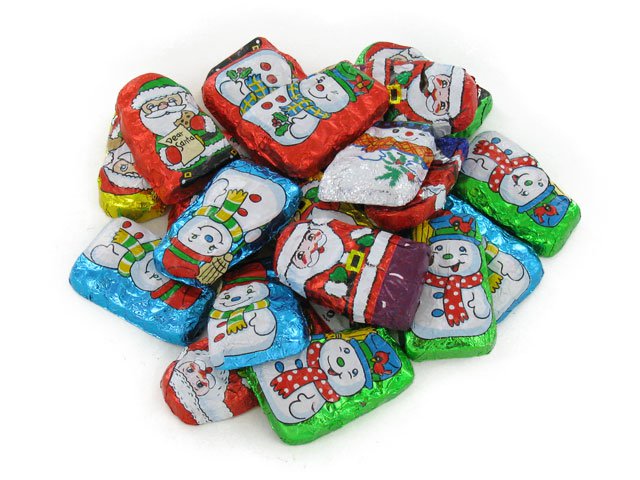 Santa's Helpers Chocolates - bulk 2 lb bag