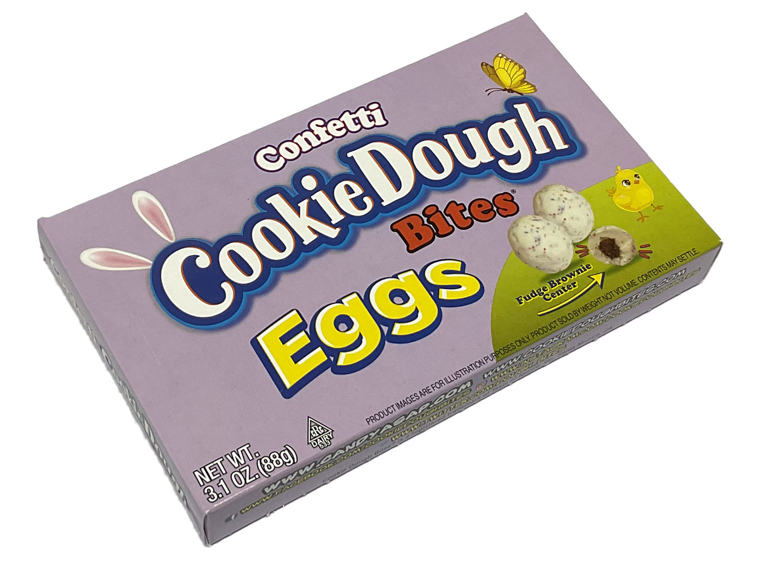 Cookie Dough Bites - Confetti Eggs - 3.1 oz theater box