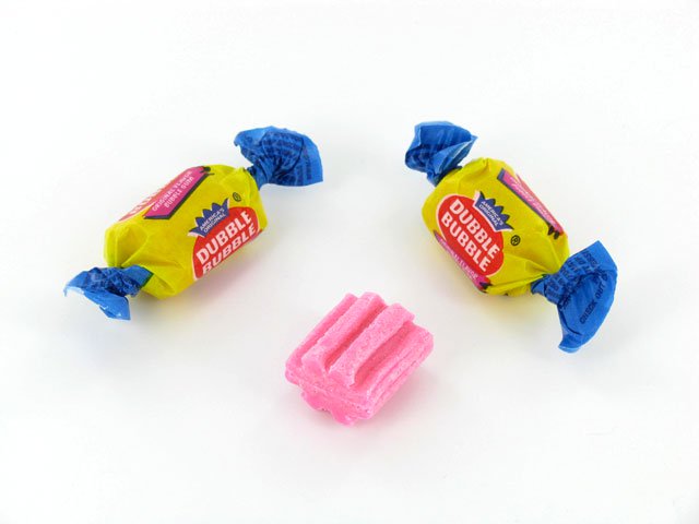 Dubble Bubble Gum - Short Twist Wrap - 1 piece