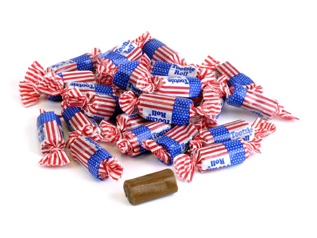 Tootsie Roll Midgees USA - bulk 2 lb bag (140 ct)