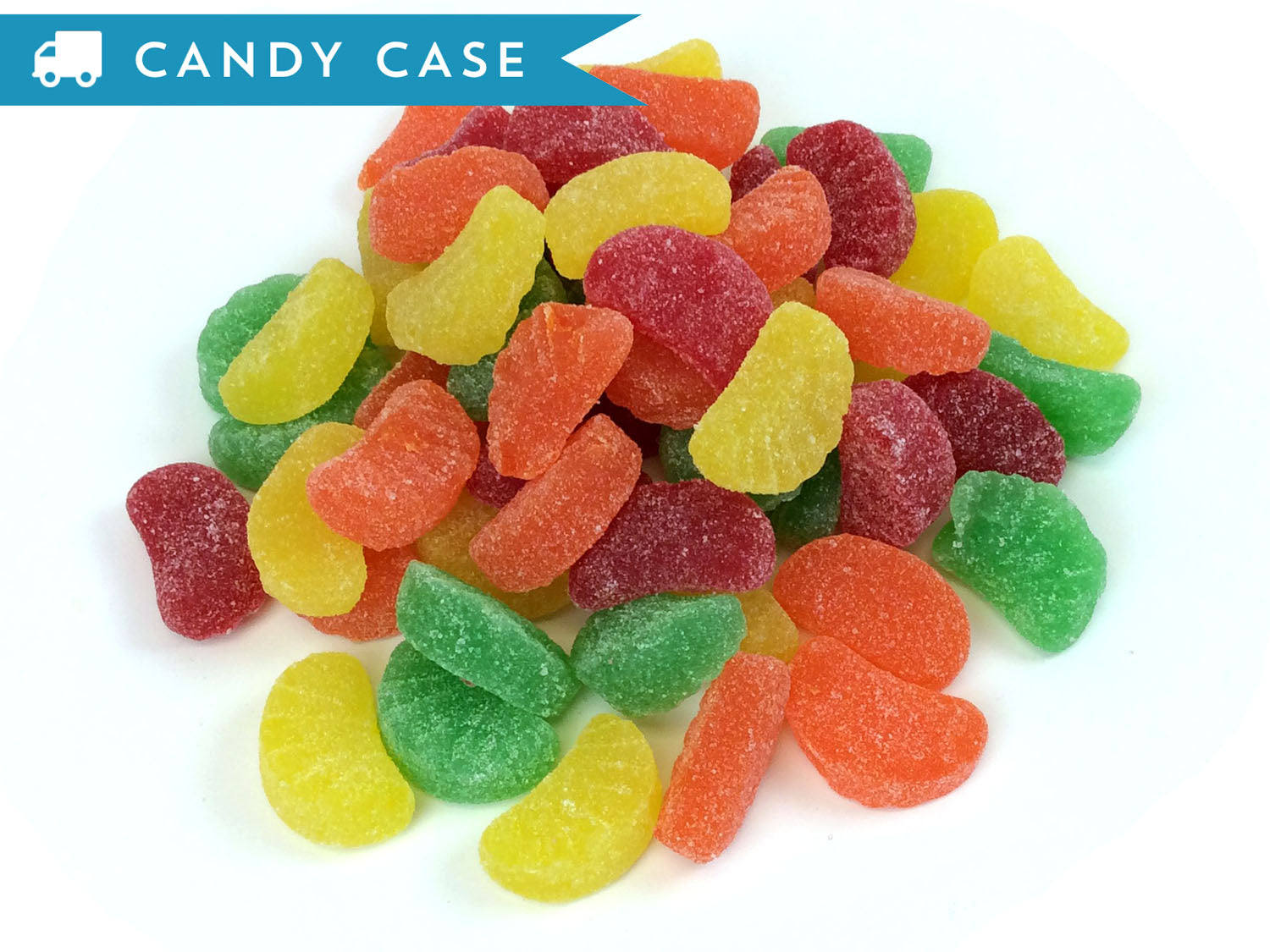 Fruit Slices Assorted Flavors - bulk 30 lb case (1140 ct)