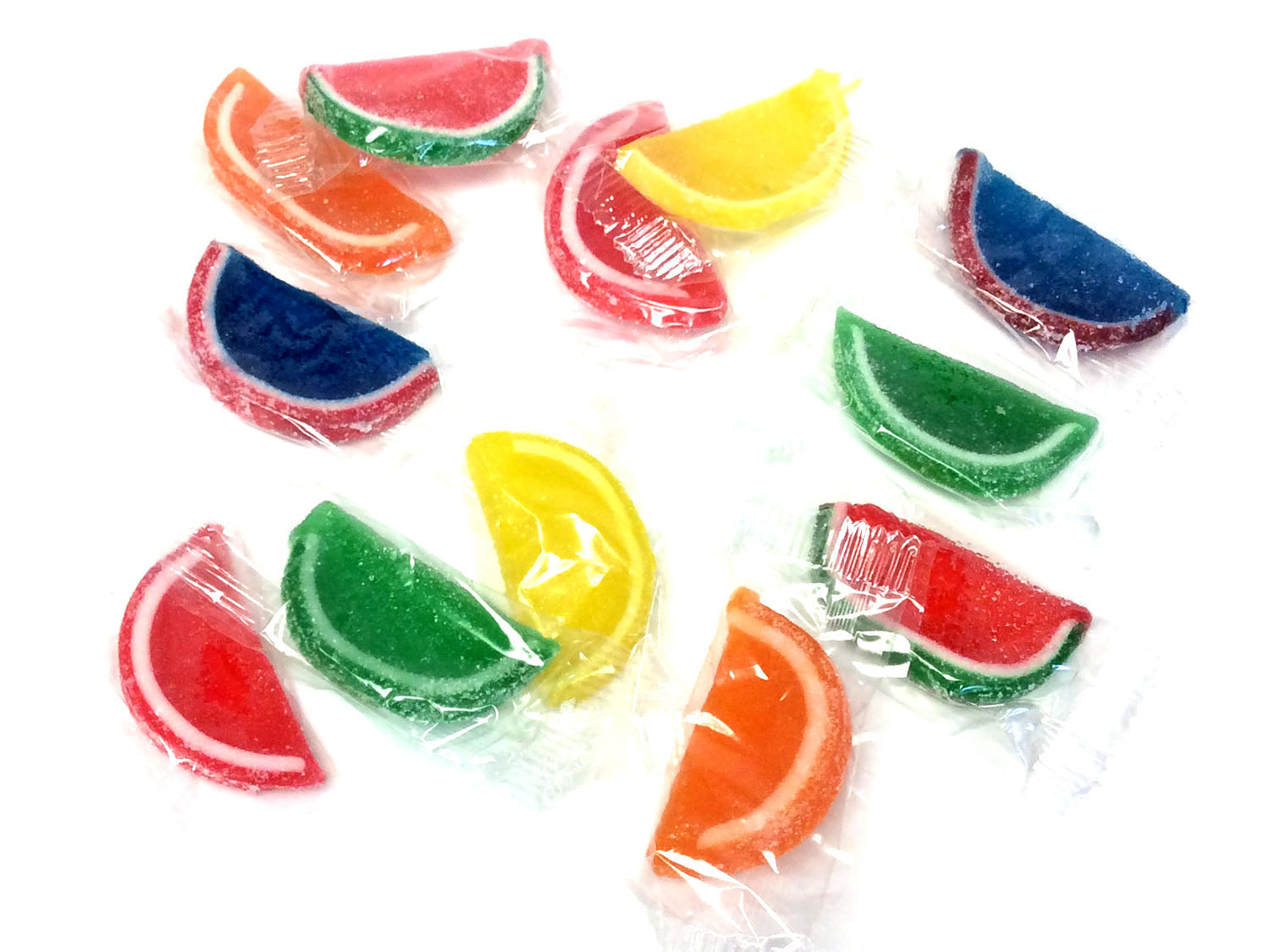 Fruit Slices - Boston Fruit Individually Wrapped - bulk 3 lb bag