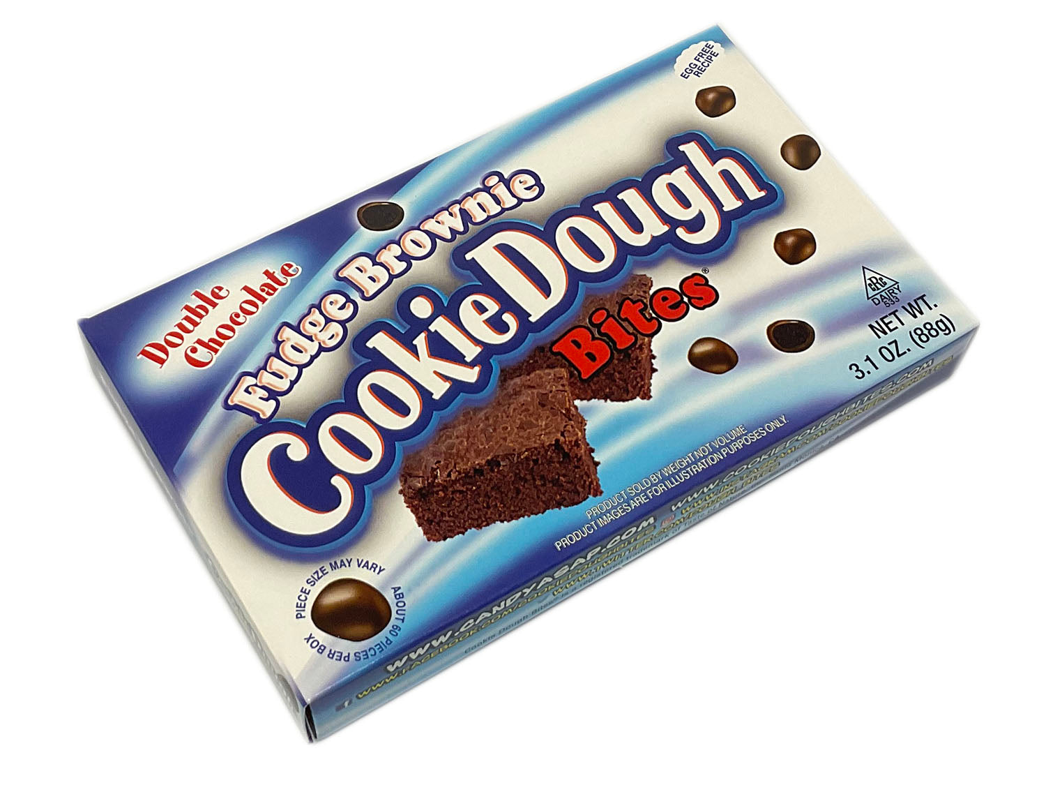Cookie Dough Bites - Fudge Brownie - 3.1 oz theater box