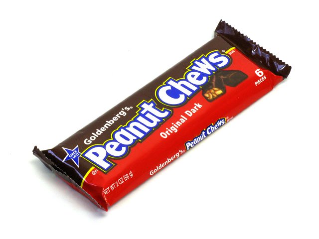 Goldenberg's Peanut Chews Original Dark - 2 oz bar