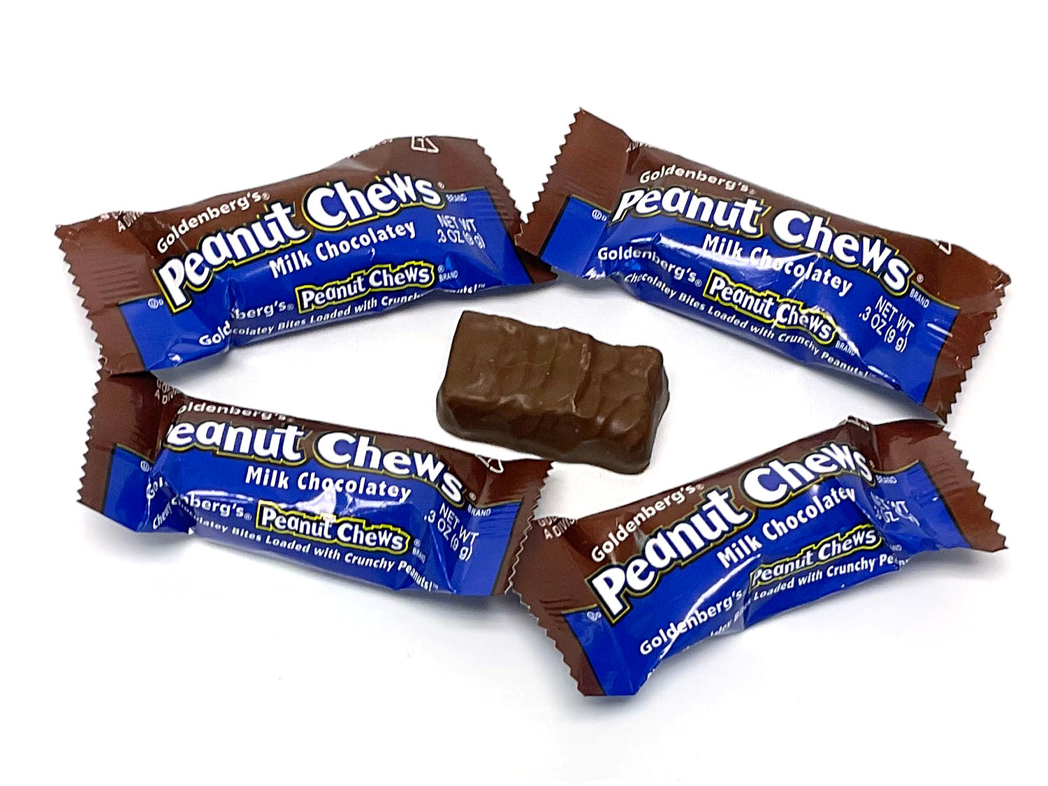 Goldenberg's Mini Milk Chocolate Peanut Chews - 1 - piece