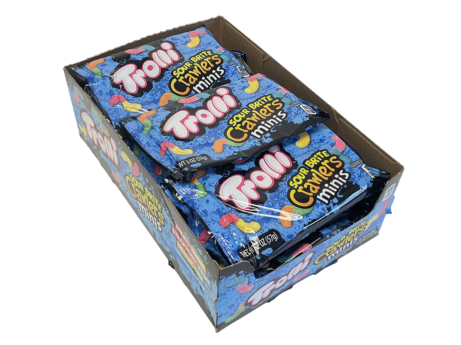 Trolli Sour Brite Crawlers Minis - 2 oz bag