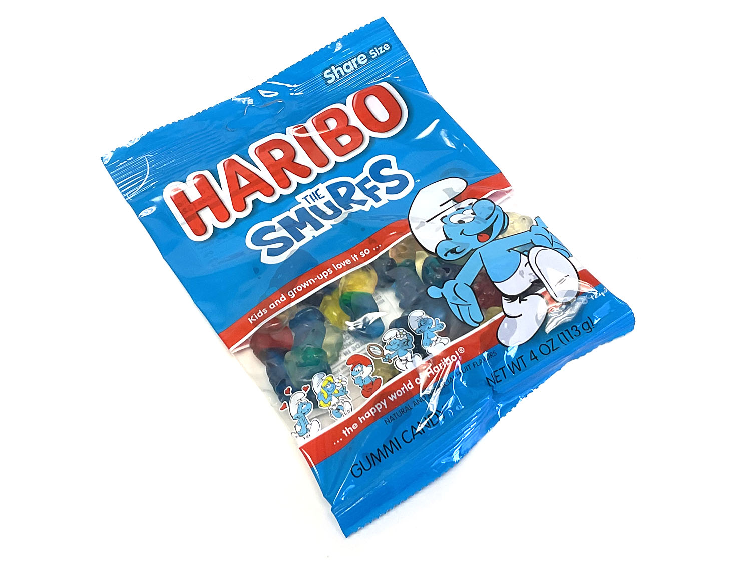 Haribo Smurfs Gummies - 4 oz bag