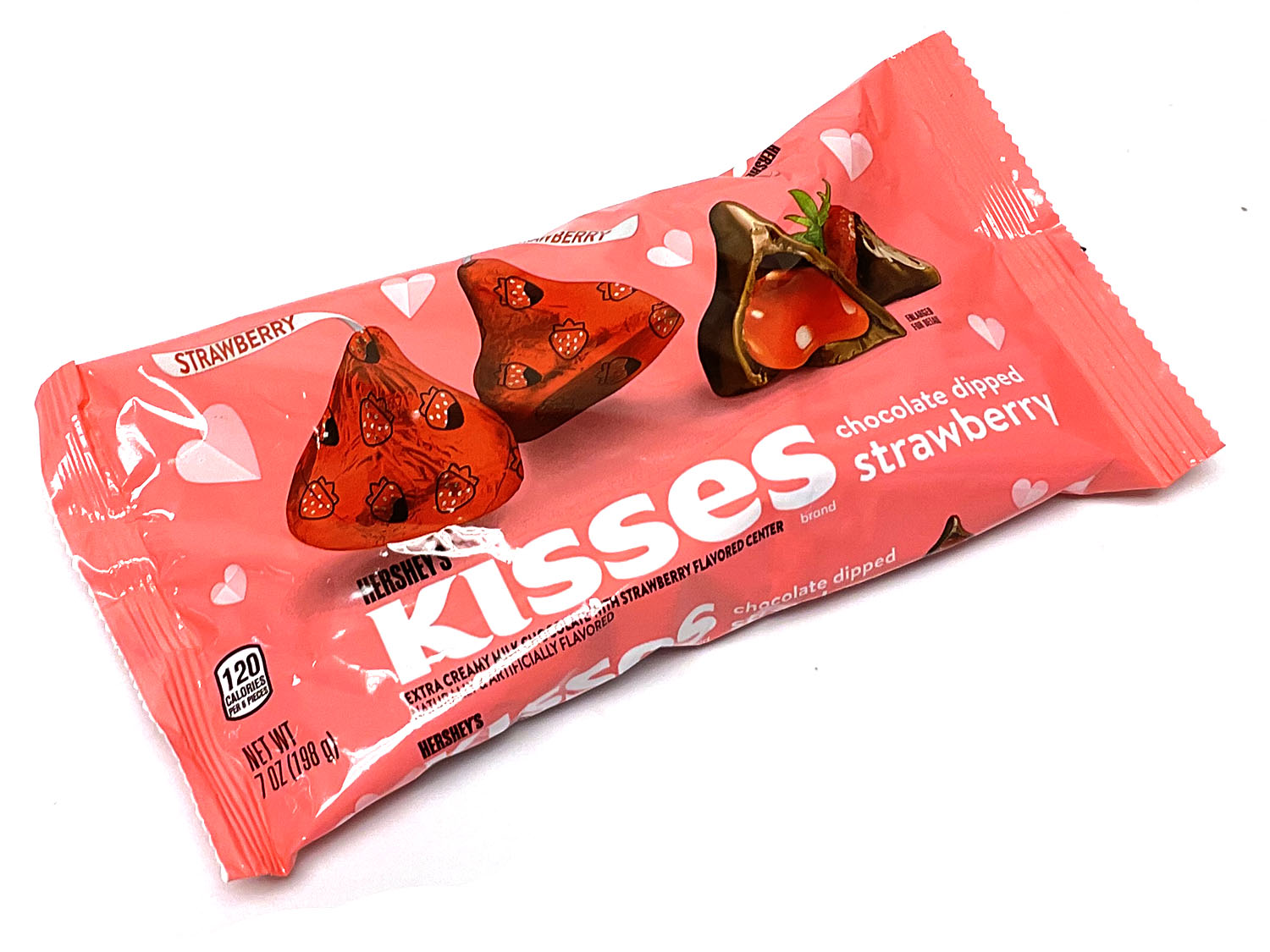 Hershey's Kisses - Chocolate Dipped Strawberry - 9 oz bag
