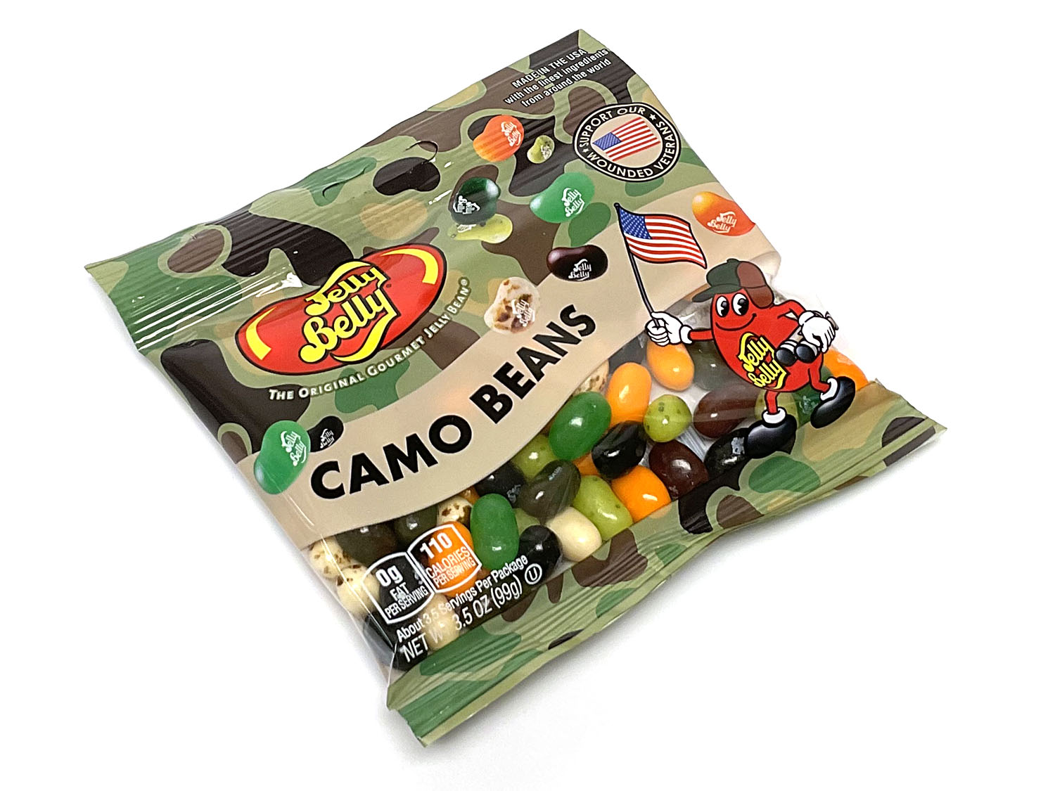 Jelly Belly Camo Beans - 3.5 oz bag
