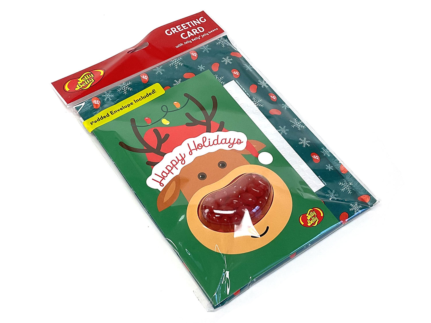 Jelly Belly Reindeer Greeting Card - 1 oz