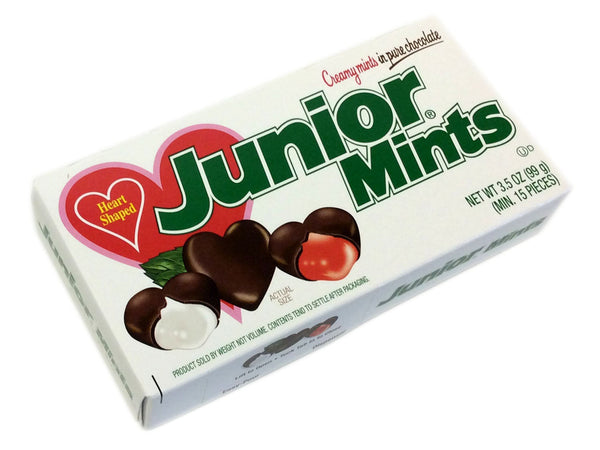 Save on Junior Mints Candy Heart Shaped Theater Box Order Online Delivery