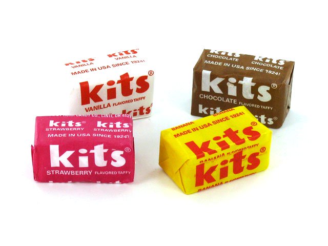 Kits Taffy - Assorted - Bulk 3 lb bag (111 ct)